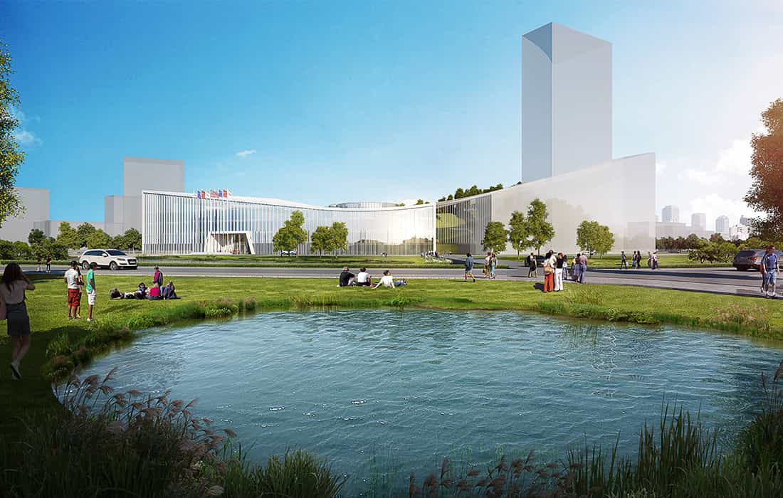 南方科技大学会堂顶工程