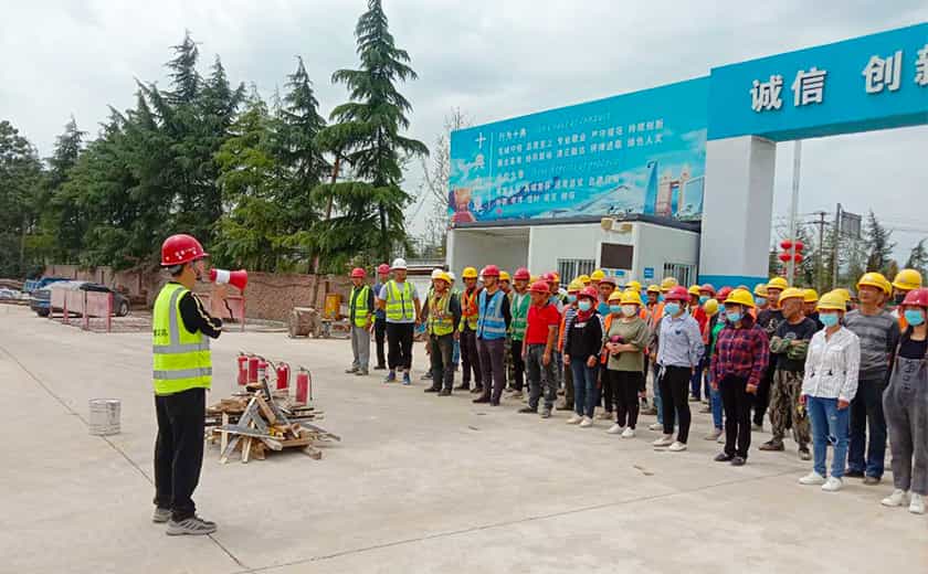 豫西分公司各项目部积极落实安全生产月工作要求