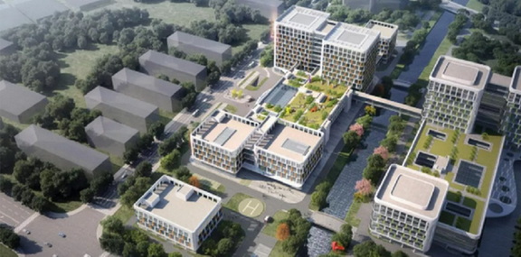 打造儿院样板，提供一流医疗：浙大医开元体育附属儿童医院义乌院区项目主体全面结顶